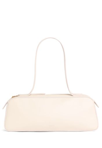 Simona Smooth Leather Shoulder Bag