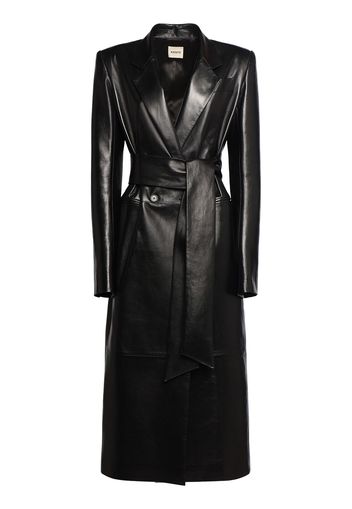 Lolo Leather Long Coat