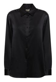 Argo Buttoned Long Sleeve Silk Shirt