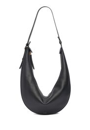 Augustina Hobo Leather Shoulder Bag