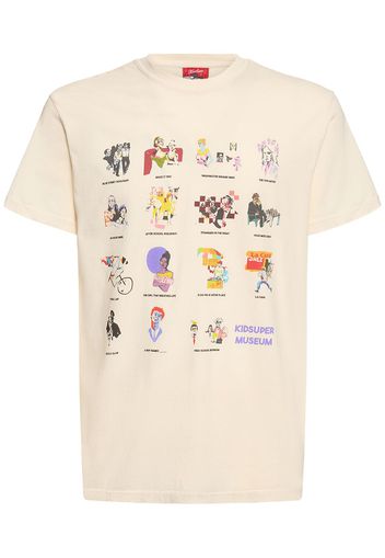 T-shirt Kidsuper Museum In Cotone