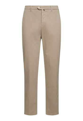 Pantaloni Chino In Misto Cotone