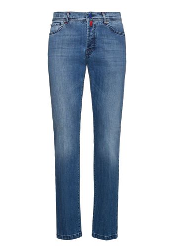 Jeans In Denim Di Cotone