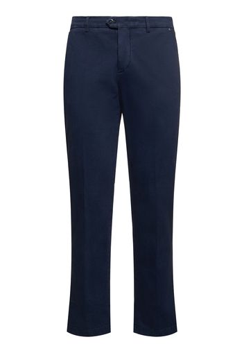 Pantaloni Chino In Misto Cotone