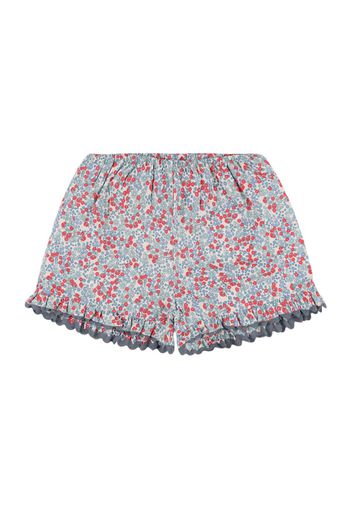 Shorts In Popeline Di Cotone Organico