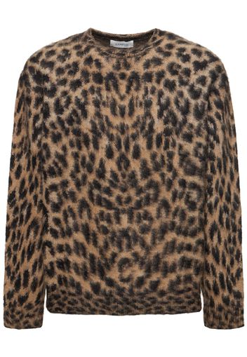 Maglia In Lana Leopardo