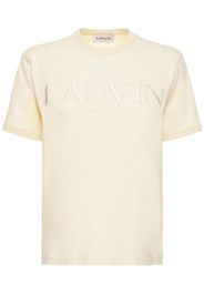 T-shirt In Jersey Di Cotone Con Logo