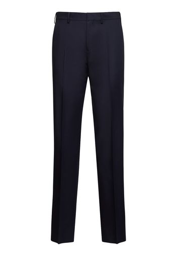 Regular Wool Straight Pants