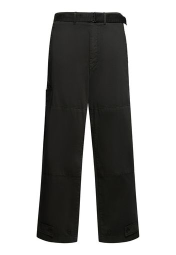 Pantaloni Military In Cotone