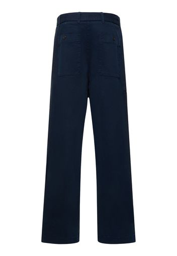 Pantaloni Military In Cotone