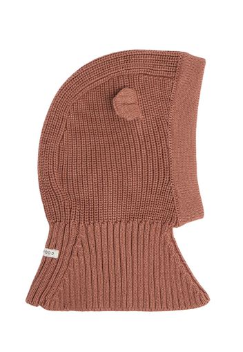 Balaclava In Cotone Organico Con Orecchie