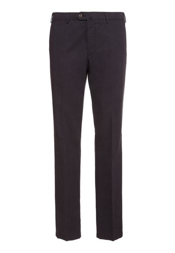 Pantaloni Slim Fit In Lana E Cashmere