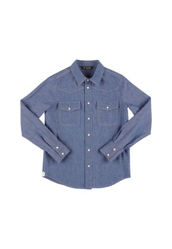 Camicia In Denim Di Cotone