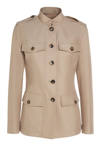 Ashley Cotton Blend Gabardine Jacket