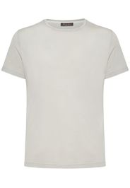 T-shirt In Jersey Di Seta E Cotone