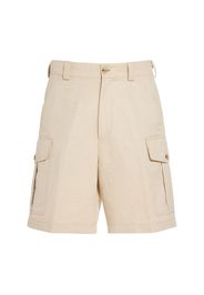 Shorts Bizen In Cotone E Lino