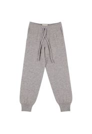 Pantaloni Jogging In Maglia Di Cashmere