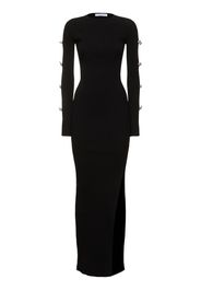 Vestito Maxi In Maglia Stretch / Decorazioni