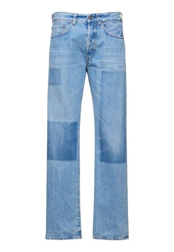 Jeans Dritti Sylvie In Denim Di Cotone