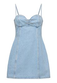 Cotton Denim Mini Dress