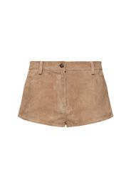 Suede Shorts