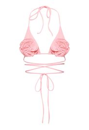 Top Bikini In Jersey Con Rose