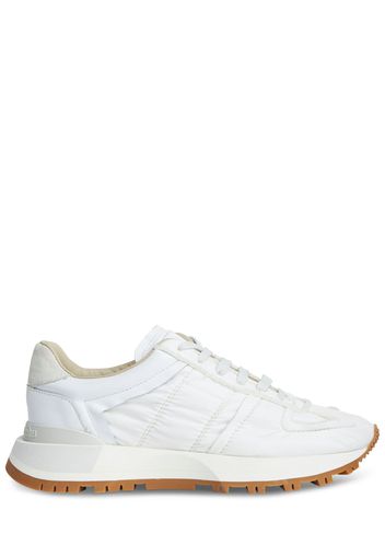 50/50 Leather & Nylon Sneakers