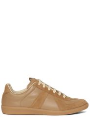 Sneakers Basse Replica In Pelle E Camoscio