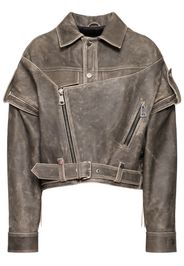 Oversize Vintage Leather Jacket