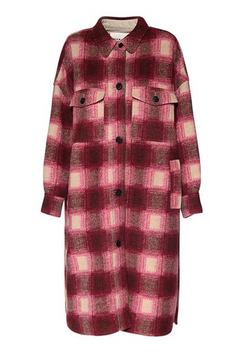 Cappotto Fontizi In Misto Lana Tartan