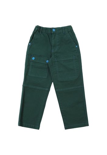 Pantaloni Cargo In Tela Di Cotone