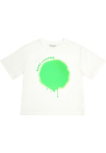 T-shirt Big Spray Spot In Cotone Organico