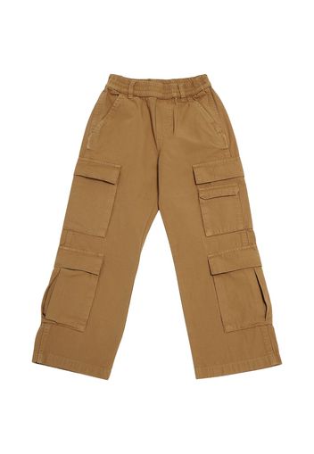 Pantaloni Cargo In Cotone