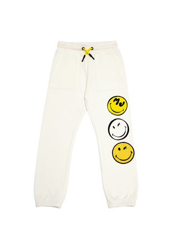 Pantaloni Smileyworld In Felpa Di Cotone