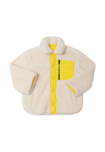 Giacca Reversibile Smiley In Shearling Sintetico