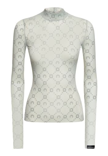 Top In Mesh Monogram