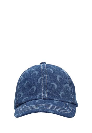 Cappello Baseball In Denim Rigenerato