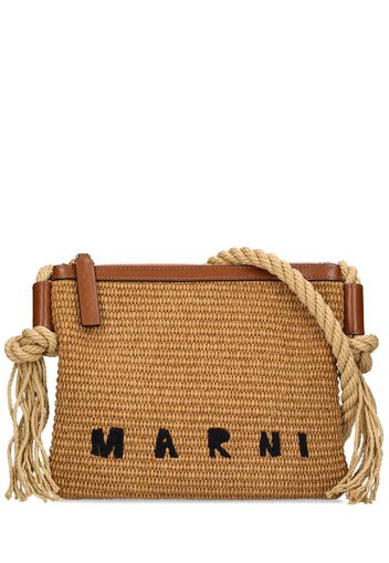 Borsa Marcel Effetto Rafia Con Zip