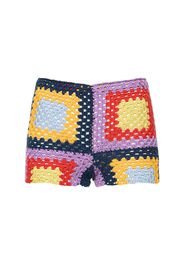 Shorts In Cotone Crochet