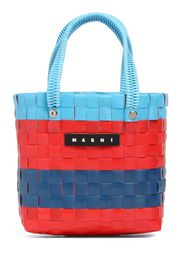 Borsa Shopping Color Block Con Logo