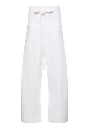 Cotton Wide Pants