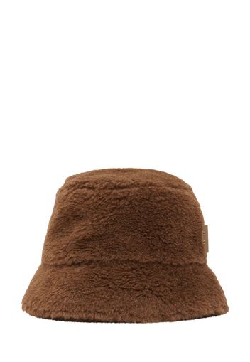 Cappello Bucket Figura1 In Shearling Di Lana