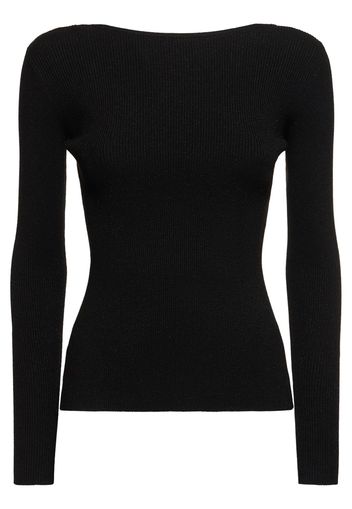 Top Favella In Lurex Di Viscosa Stretch