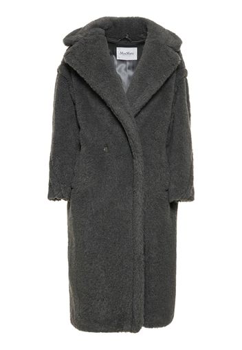 Cappotto Lungo Teddy In Misto Lana