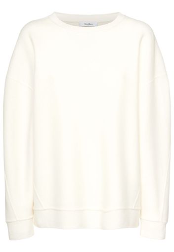 Elvira Wool Blend Jersey Sweatshirt