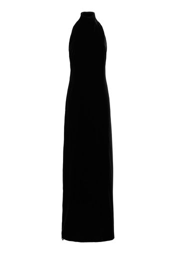 Armida Velvet Halter Neck Long Dress