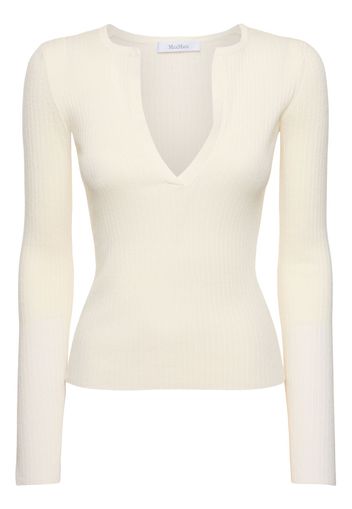 Top Urlo In Seta E Cashmere