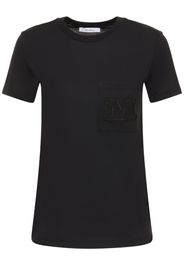 T-shirt In Jersey Di Cotone Con Logo