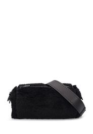 Small Roll Shearling Shoulder Bag