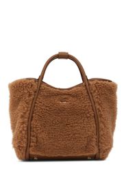 Borsa Xs Tmarin In Shearling Di Cammello